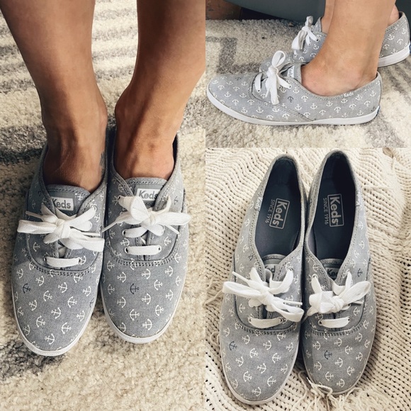 Keds Shoes - Keds nautical anchor print sneakers size 8